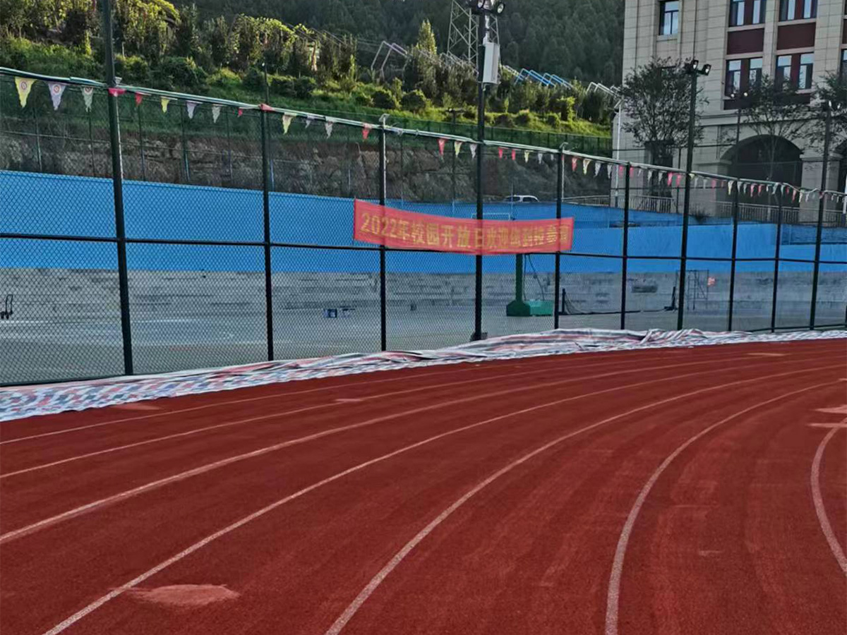 济南深泉学院塑胶跑道及球场翻新(图5)